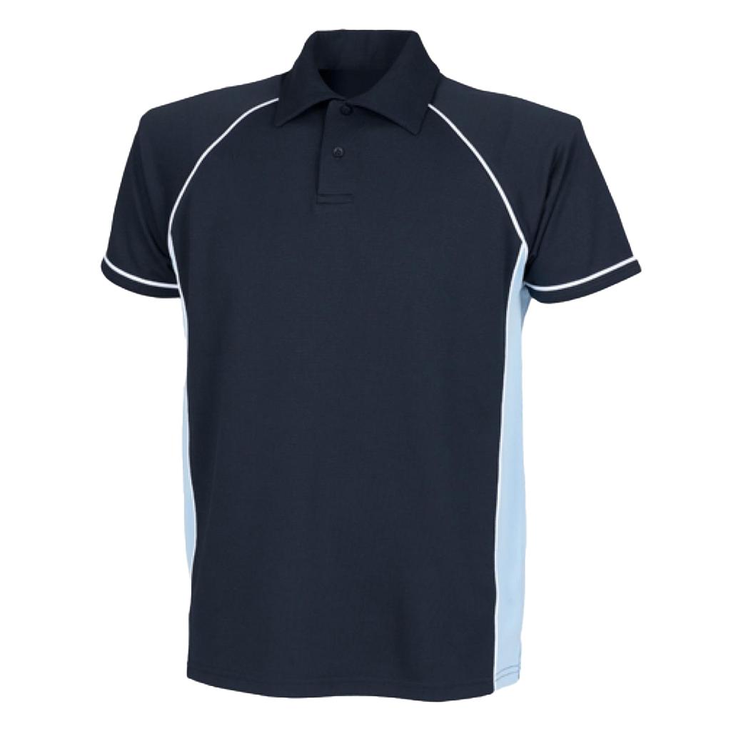 Finden & Hales Mens Performance Piped Polo Shirt