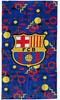 Asciugamano da Spiaggia FC Barcelona Asciugatura Rapida GRANDE 180 x 100 cm LEWANDOWSKI SZCZĘSNY Microfibra