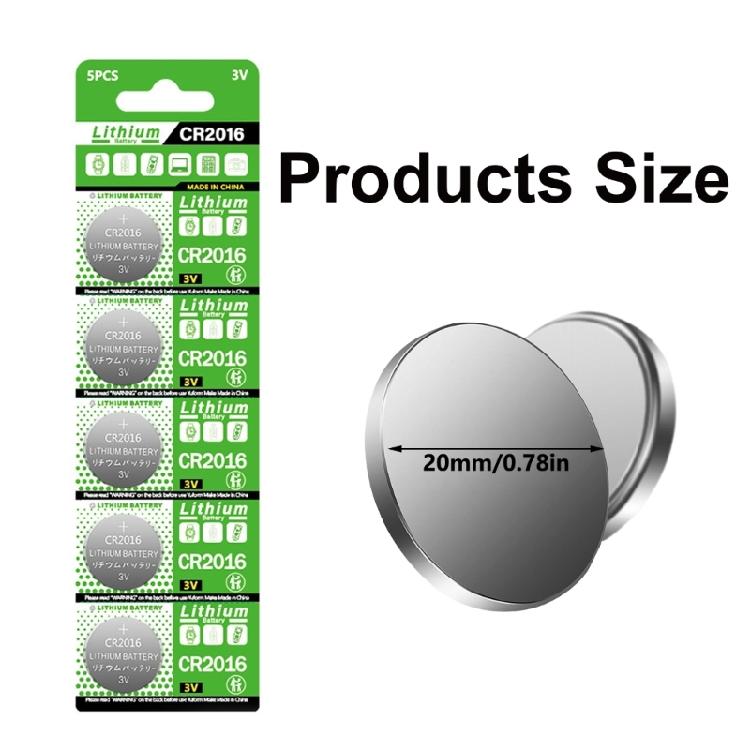 10Pcs CR2016 3V Button Batteries for Automotive Key, and Electronic Notebook, Secure and Efficient DL2016/ECR2016