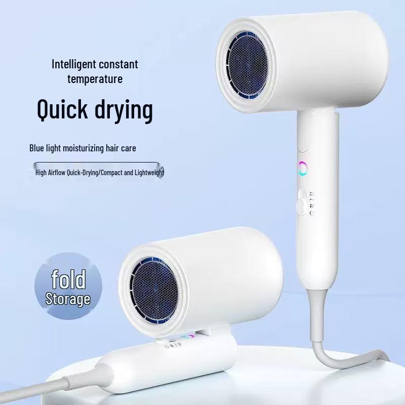 High-Power Foldable Travel Hair Dryer for Quick Drying