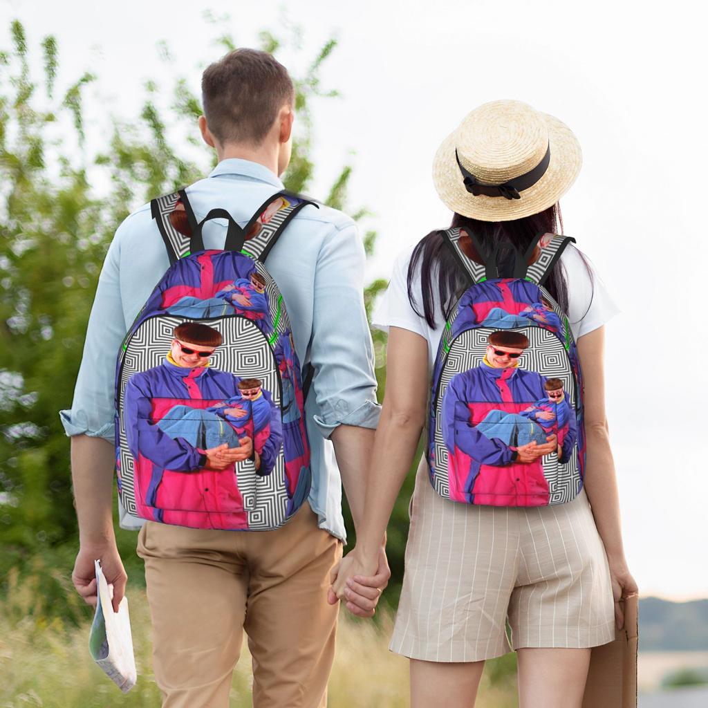 RIP Oliver Tree 1993-2026 Backpack for Men Women Cool High School Hiking Travel Daypack College Canvas Bags Lightweight