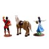6pcsset Disney Cartoon Beauty And The Beast Action Figure Anime Handmade Model Decoration Collection Belle Princess Toys Gift