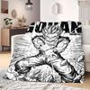 DragonBall Anime Print Blanket Warm  Comfortable Flannel Blanket Suitable for Bedrooms, Sofas, Beds, Chairs, Picnics, Travel