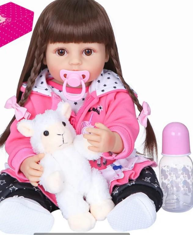 NPK Genuine 55CM Waterproof Full Silicone Reborn Baby Doll