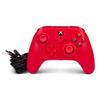 [2 year warranty] powera wired controller xbox series x|s xbox one pc for windows 10/11  official licensed  1519366-01 red double vibration function