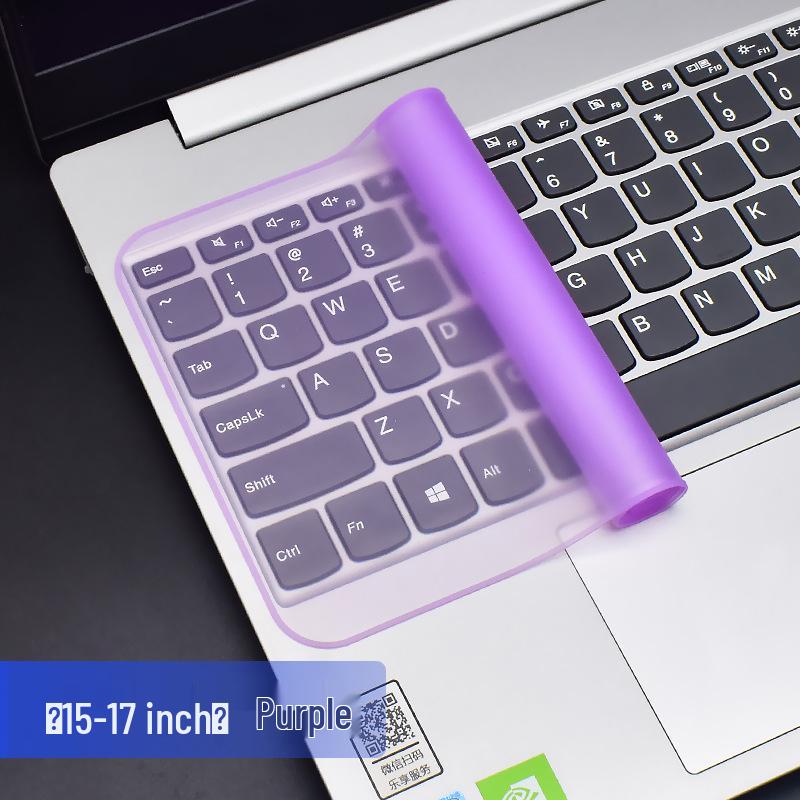 Silikonový kryt klávesnice notebooku - Prachotěsný, Průhledný, Univerzální střih, Ochranná fólie 12-15 palců