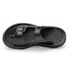 Fashion Italian Leather Double Buckle Cowhide Slippers for Men Hotel Beach Mens Summer Shoes Slip on Light Flats Male Outdoor Slippers