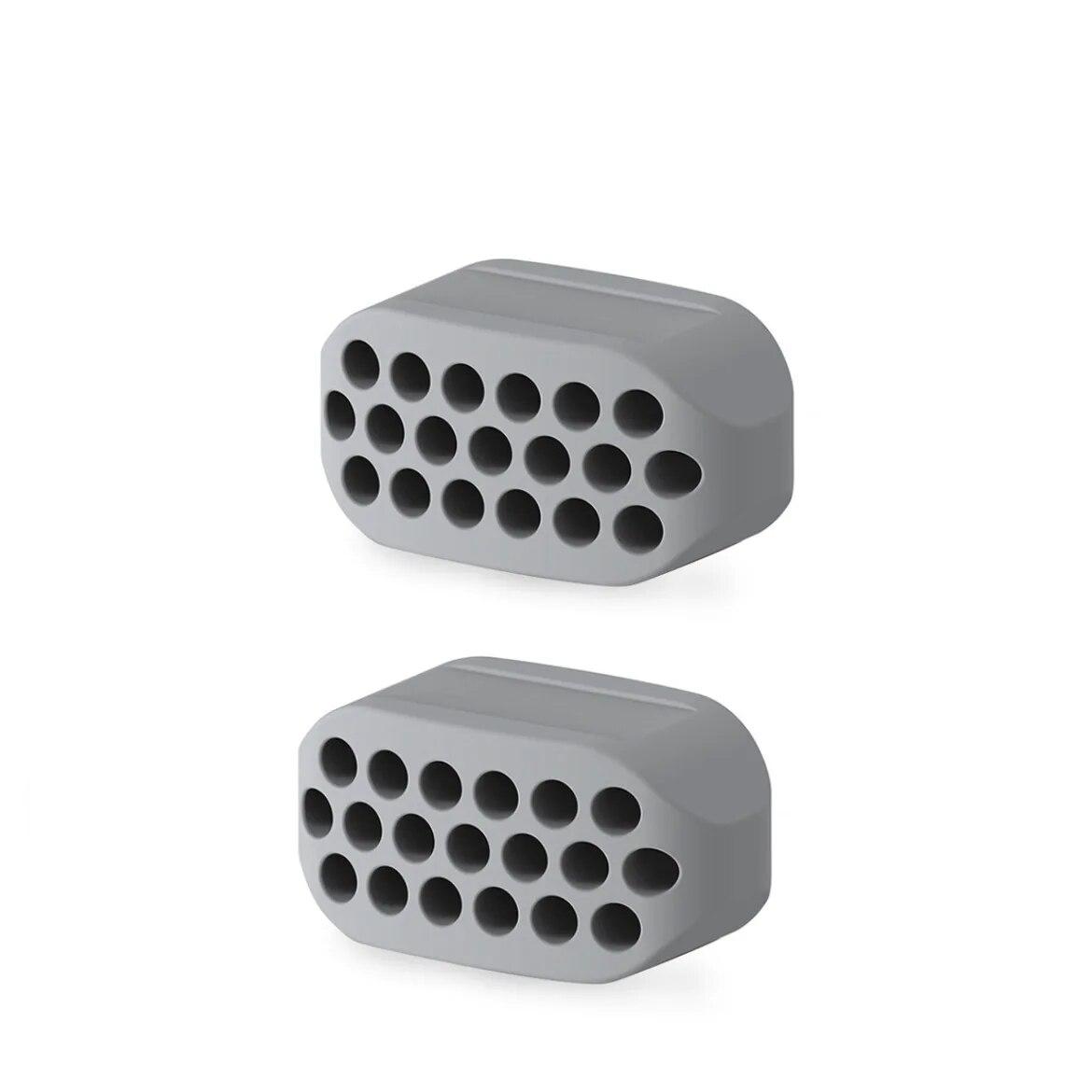 

Тренажер для челюсти, тренажерный зал для лица, фитнес-мяч, тренировка мышц челюсти, редуктор для двойного подбородка, шеи, для похудения, подводка для рта и подбородка 2pcs серый