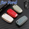 Capa tpu para chave remota de carro, capa protetora para ford edge fusion mustang explorer f150 f250 f350 ecosport, suporte protetor sem chave