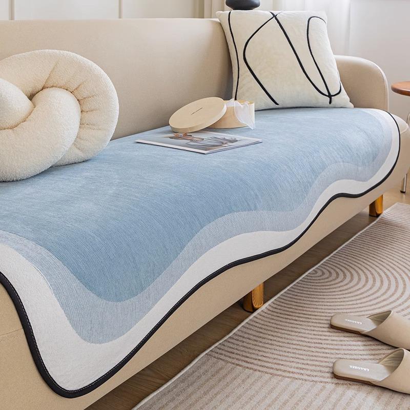 Chenier Irregular Sofa Cushion Universal In All Seasons, Special-Shaped Non-Slip Seat Cushion, Simple And Advanced Sofa Cover Cushion