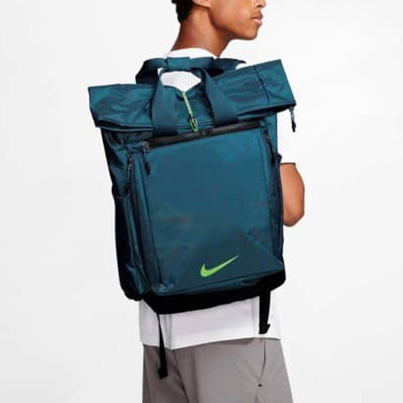 Nike Polyamide Backpack Regular Unisex Blue Green Casual BA5538-418