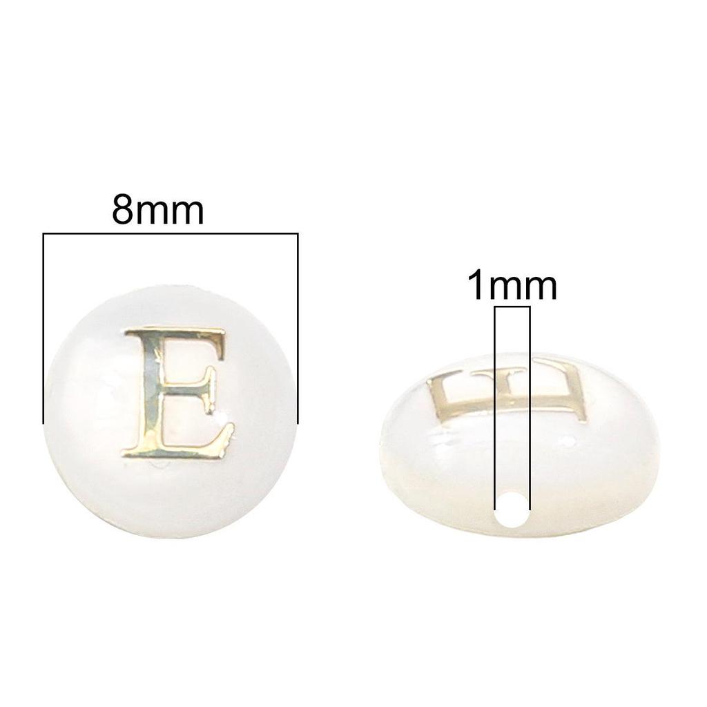 Gold Foil Seashell Beads: DIY Jewelry Making Materials for Bracelets, Necklaces, and Pendants