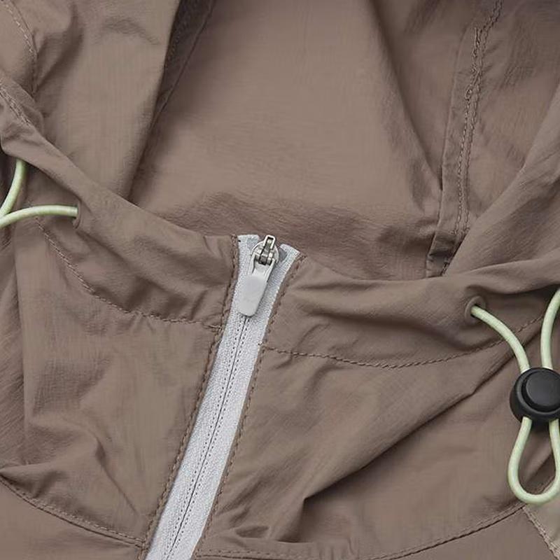 (WMNS) Converse Lightweight Windbreaker Jacket Asia Sizing 'Beige White' Women's 10026393-A01
