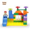 Morning Wind Creative Happy City Building Blocks - Large, Granular Kindergarten Puzzle for Early Education.