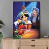 DIY Diamond Painting Pinocchio and His Grandfather Cross Stitch Kit Mosaic Art Diamond Painting Full Circle Diamond Home Decoration