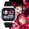 Demon Slayer Series Japanese Nezuko 2D Chronograph Cool Wristwatch, Alarm Clock Watch, Waterproof Electronic Watch