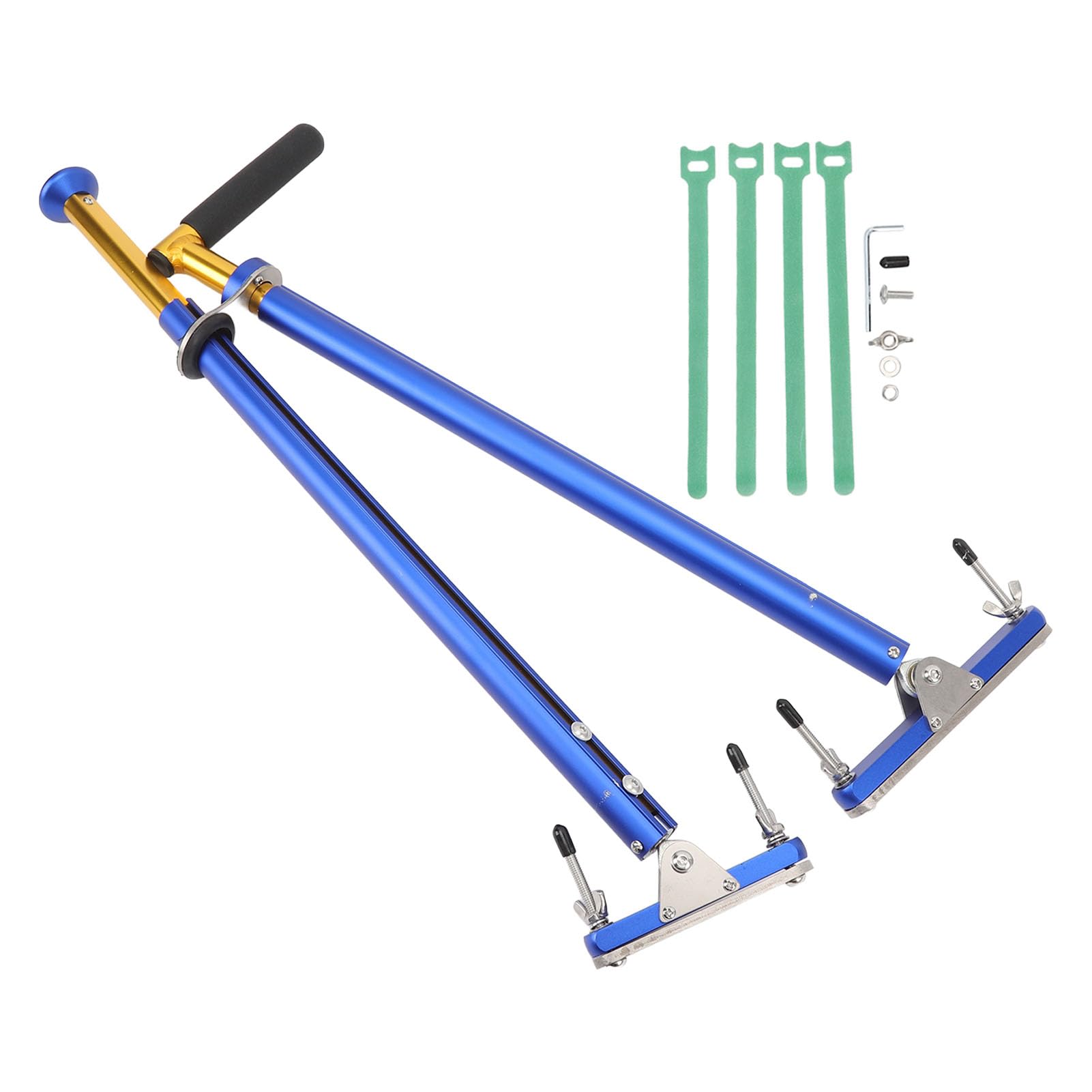 

Портативное ручное управление автомобилем для инвалидов, регулируемая длина, ручное управление с постоянным креплением, управление водителем, помощь при вождении для инвалидов, для автоматической синий