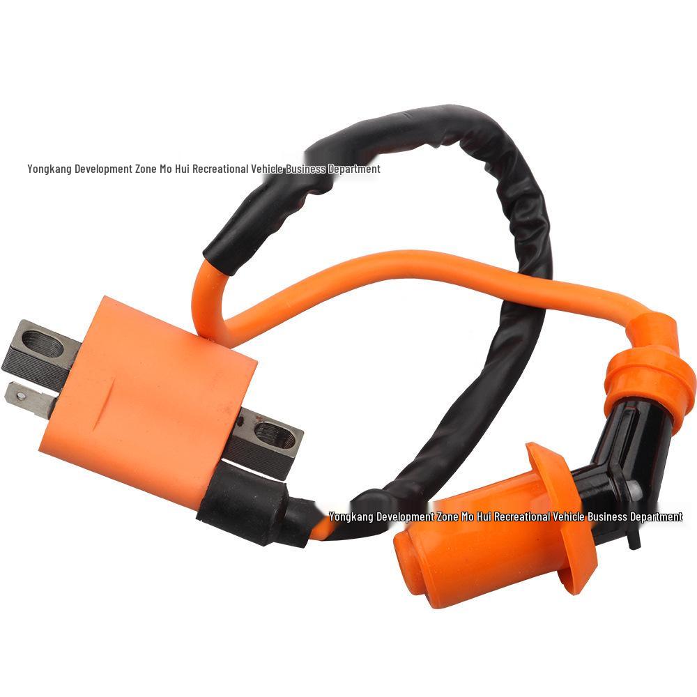 Bobine d'allumage haute tension pour VTT et moto tout-terrain (Orange) pour CG125/150/250cc