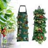 Hanging Plant Grow Bag Strawberry Flower Vertical Grow Bag Garden Plant Container Pe Seedling Nursery Bag Planter Accessories