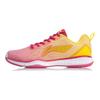 Chaussures de Badminton Li Ning Antidérapantes, Résistantes à l'Abrasion, Respirantes, Légères, Basse Tige, Unisexes Rouge Rose AYTP019-2