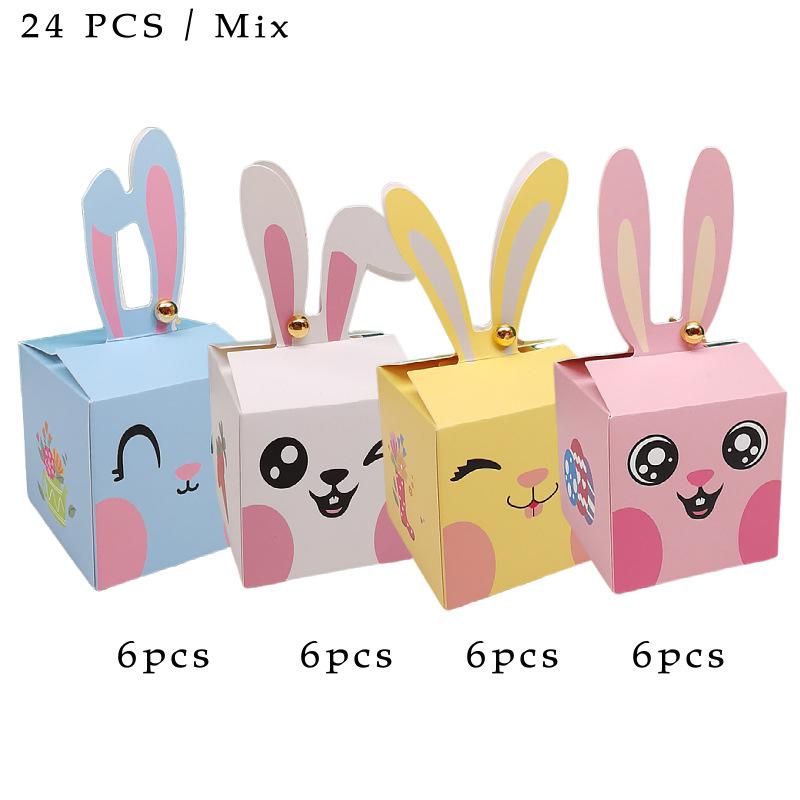 Cross-Border Cartoon Rabbit Candy Box for Weddings, Birthdays, and Festivals - Children's Gift and Party Packaging Box