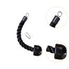 Single Grip Tricep Rope Durability Heavy Duty for Push Down Shoulder Forearm Black