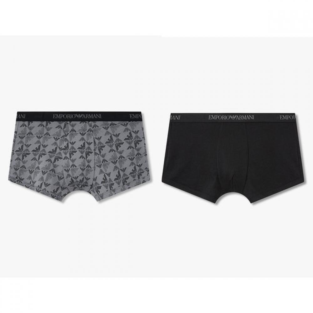 Emporio Armani Men S Logo Banding Cotton Droz 2pcS Set 0815312333 0815312334 S(95)