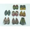 Natural Bloodstone Jasper Matched Pair Mix Cabochon Loose Gemstone 8Pair Lot C-3324