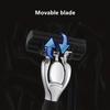 Classic 6-layer Manual Razor Set, 1 Handle With 12/18 RefillsStainless Steel Manual Shave Razors For Daily Face Care