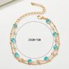 Elegant Blue Ocean Style Anklet - Sweet Summer Jewelry for Women