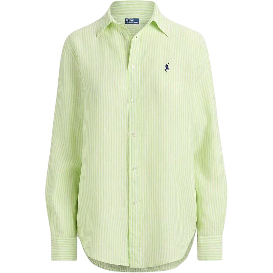 

Polo Ralph Lauren Рубашка в полоску с вышивкой пони Классическая версия Женские рубашки 211A96158-001 S