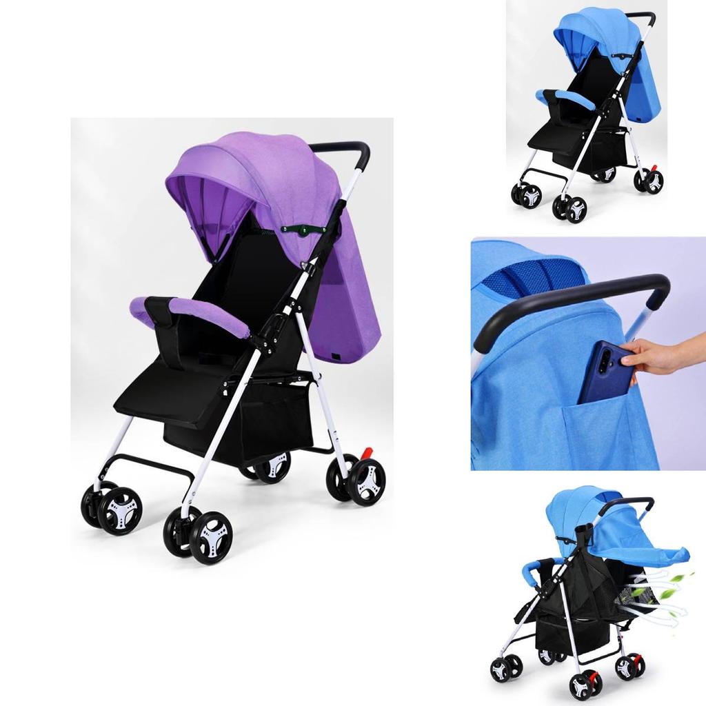 Leichter Vielseitiger Kinderwagen Für Einfache Reisen Komfortable Sitz- Und Liegemöglichkeiten