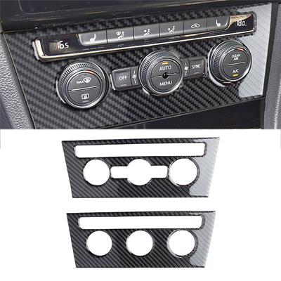 Car Dashboard Air Condition Control Button Knob Switch Panel Frame Sticker For Vw Golf 7 Mk7 Vii 2013-2019 Auto