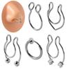 1 pièce Anneau de nez Faux Anneau Septum Clip Anneau Lèvre Boucles d'oreilles Clous d'oreille Helix Lobe Tragus Piercing Cartilage Corps