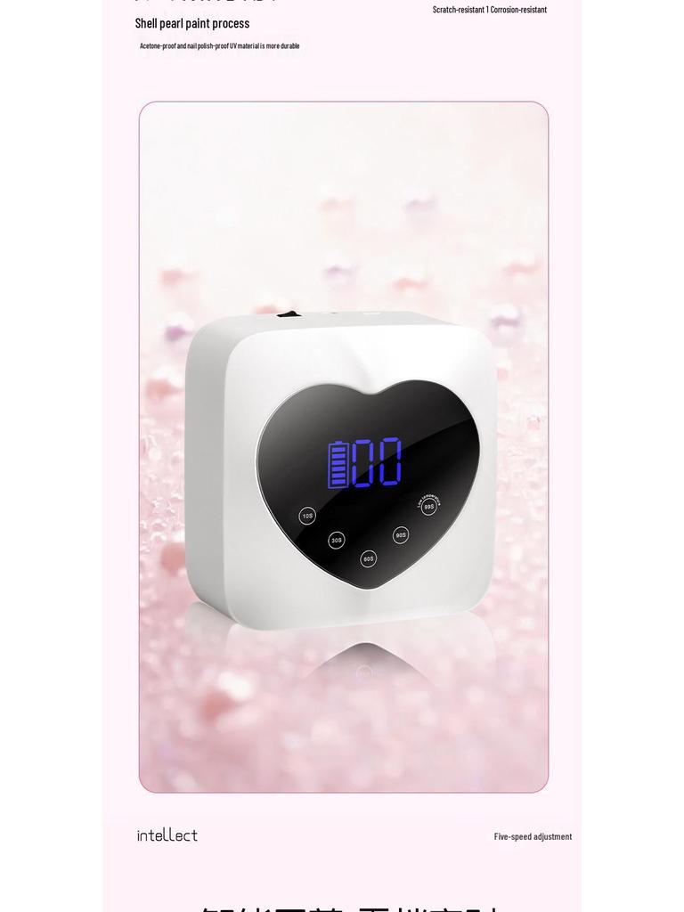 X20 Rechargeable Wireless Nail Curing Lamp with Lithium Battery