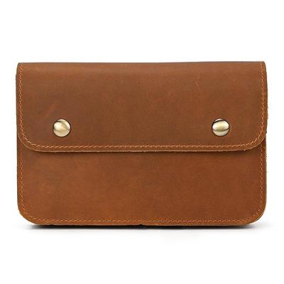 Vintage Crazy Horse Leder Bauchtasche - Rindsleder Gürtel, 6-Zoll Handy Clutch, Erstschichtleder, Mobile Hängetasche.