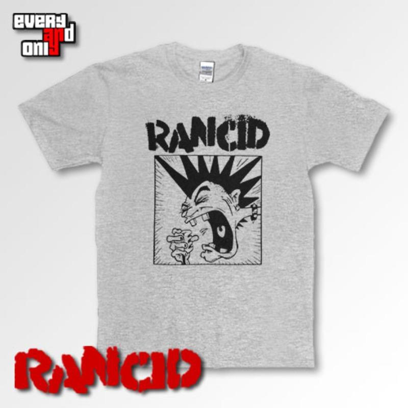 2025 Rancid Rock Punk Band 100%Cotton T-Shirt Men's Summer Fashion Street Trend Short Sleeve Comfortable Loose Men's Clothing