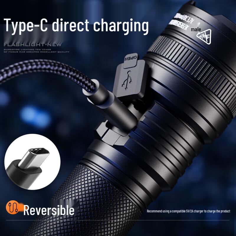 SupFire Y26-S Zoom Rechargeable Flashlight