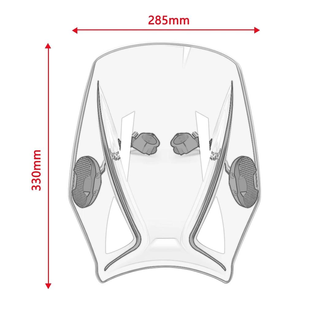 FÜR Svartpilen 401 Svartpilen401 2024+ Motorrad Verstellbare Windschutzscheibe Windabweiser Visier Svartpilen 401 250