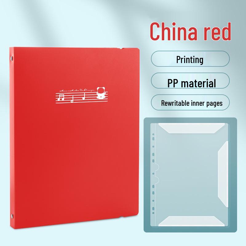 Refillable Multi-Layer Music Score Folder with Modifiable Annotations for Students