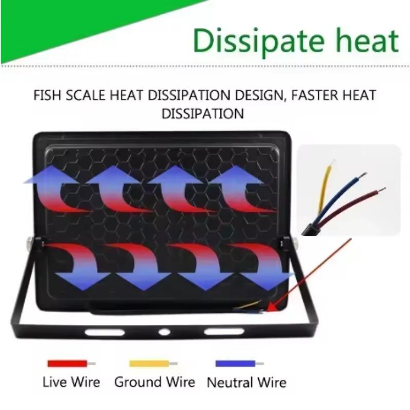 Reflector LED Sporlight For Outdoor Projectors 220V 50W 100W 200W 300W 400W IP66 Garden Flood Light LED Floodlight Garden