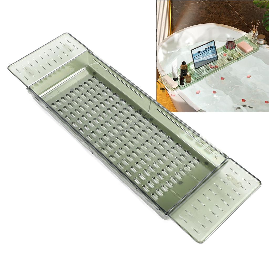 Bathtub Tray Expandable Bathtub Shelf Bathtub Tray With Non Slip Handle for Bedroom