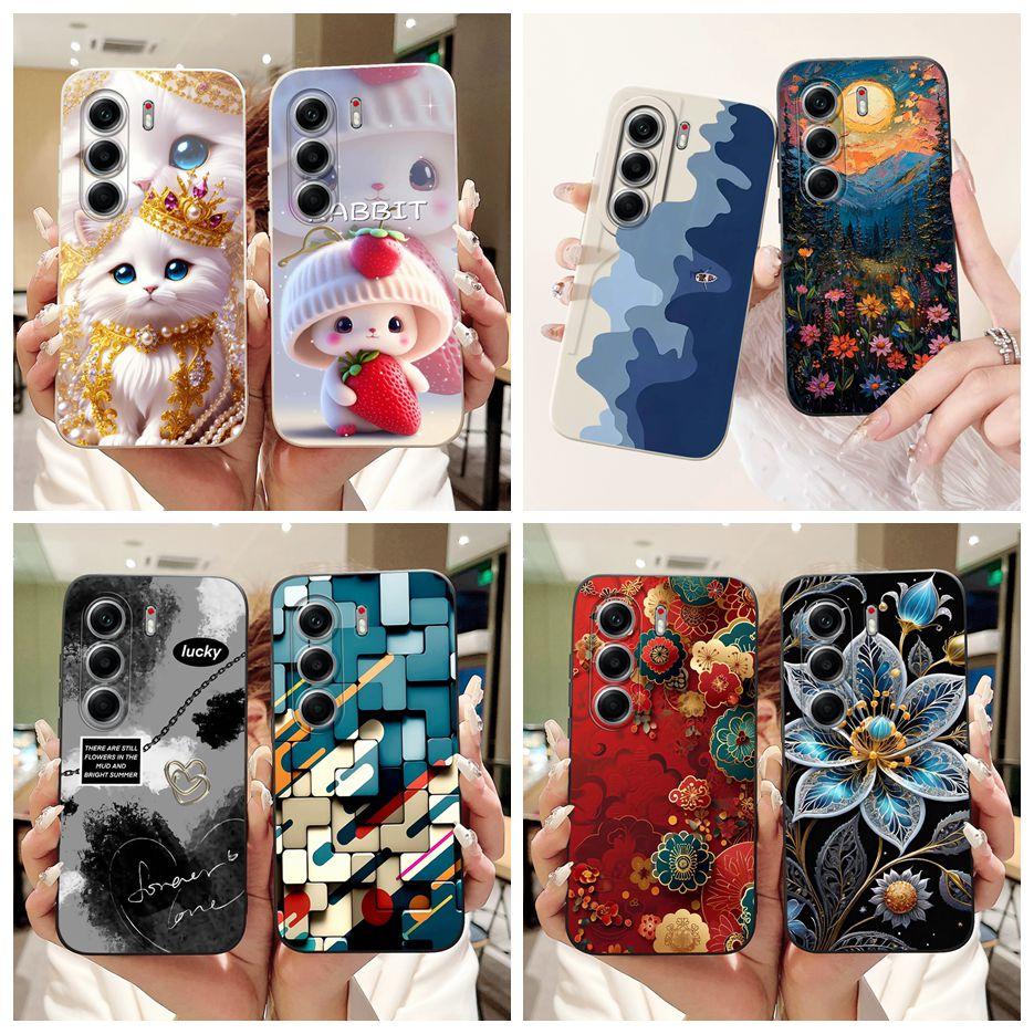 For Tecno Camon 40 Pro 5G Case CM7 New Luxury Candy Painted Cover Soft TPU Phone Case For Tecno Camon 40 Camon40 Pro 4G CM6 Bags