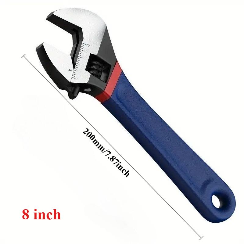Adjustable Wrench Manual Slip Joint Wrench with Non Slip Plastic Handle