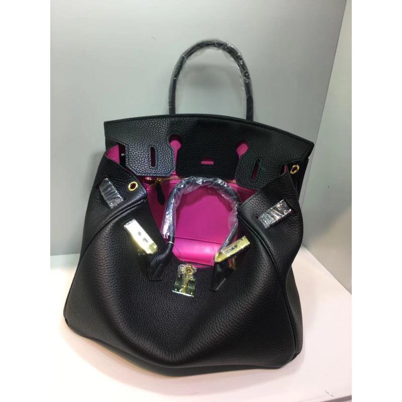 

Новая сумка-подделка из платины с рисунком личи, модная женская сумка из коровьей кожи с верхним слоем, сумка через плечо из натуральной кожи 35x18x26cm strapless чёрный