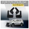For Toyota Rush Special Mudguards 2018 Black SplashGuard Mud Fenders Kit 4Pcs ABS Plastic Upgrade Rear Wheel Mud Flaps Styling