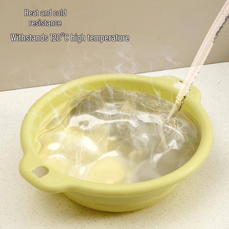 Portable Foldable Washbasin for Dorms, Outdoor Travel, and Household Use
