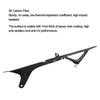Motorcycle Chain Guard Real 3K Carbon Fiber Long Modification Replacement for MT‑09 2017‑2018