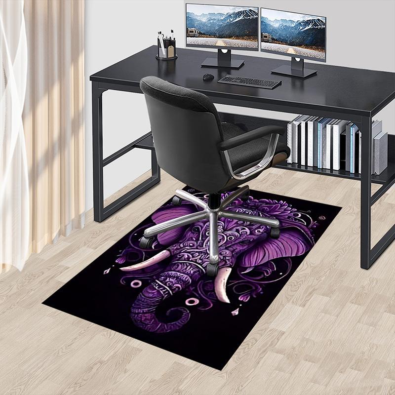 1pc elephant pattern Carpet, Office Rug Outdoor Mat Home Decor Area Carpet Festival