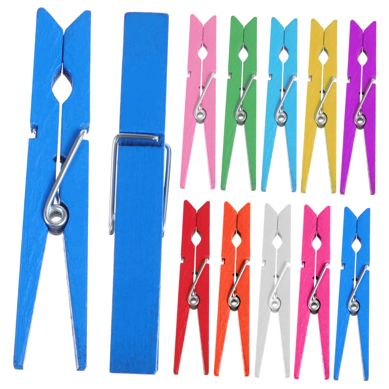 

NUOLUX Милые Деревянные 100 Прищепок для Мини Фиксированных Деревянных Фото Деревянные Прищепки Прищепки, Штук, Поделки, Мульти, Прищепки, Деревянные,